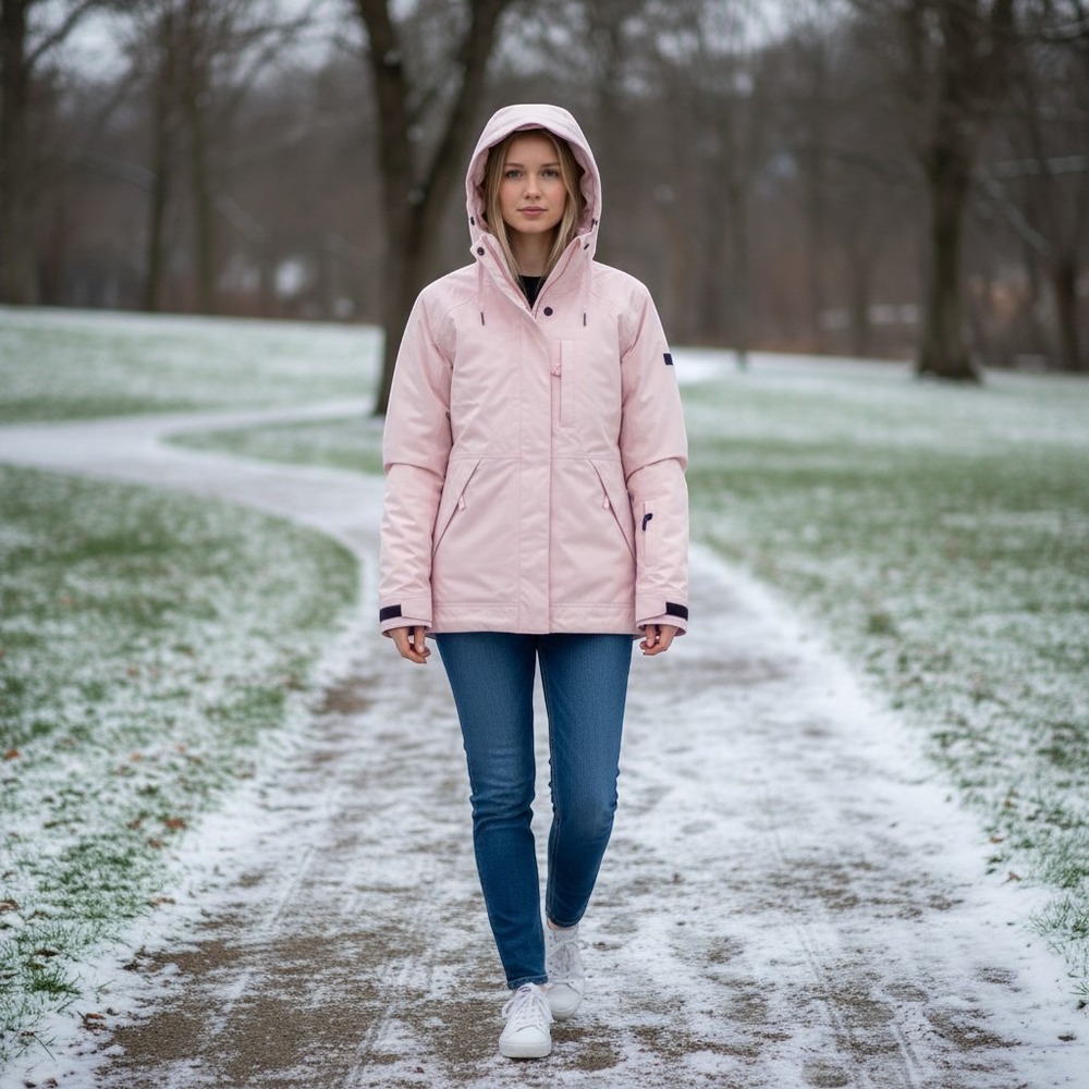 Roxy Billie Snow Jacket Pink Waterproof Insulated Ski Snowboard ERJTJ03483 Small